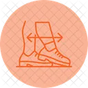 Touch Shoe Tap Contact Icon