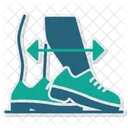 Touch Shoe Tap Contact Icon