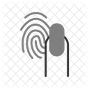 Touch Id Biometric Fingerprint Icon
