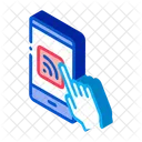 Wifi Hand Push Icon