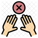 Touchless Stop Forbidden Icon