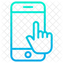 Touch Tap Fingure Icon