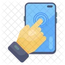 Touch Handy Touch Geste Fingertipp Symbol