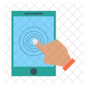 Touch Screen Mobile Device Icon
