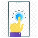 Touch Mobile Touch Screen Finger Tap Icon