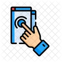 Touch Screen Technology Device Icon