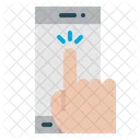 Hand Finger Tap Icon