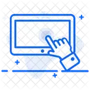 Touch Screen Digital Interaction Finger Touch Icon