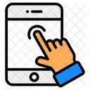 Touch Screen Digital Interaction Finger Touch Icon