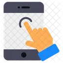 Touch Screen Digital Interaction Finger Touch Icon
