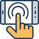 Touchscreen Smartphone Click Icon