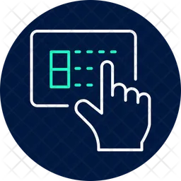 Touch screen panel  Icon