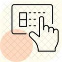 Touch Screen Panel Touchscreen Panel Icon