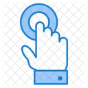Touch Sensitive Touch Here Technology Icon