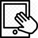 Trois Doigts Toucher Icône