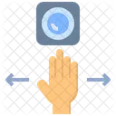 Sensor Touchless Hand Icon