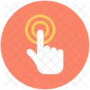 Touchscreen Click Hand Icon