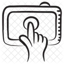 Touchscreen Fingertipp Interaktiv Icon