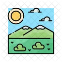 Toundra Paysage Nature Icon