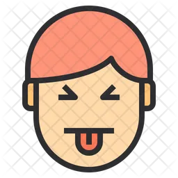Tounge Emotion Face Smile Emoji Icon
