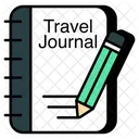 Tour Journal Jotter Diary Icon
