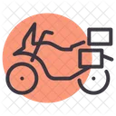 Tourer Adventure Motorrad Symbol