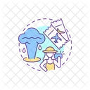 Geothermal Water Hot Icon