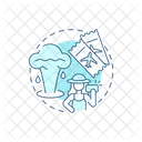 Geothermal Renewable Water Icon