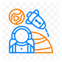 Tourisme spatial  Icône