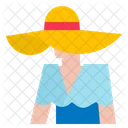 Sun Hat Summer Icon