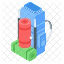 Tourist Backpack Travel Bag Hiking Pack Icon