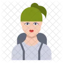 Girl Tourist Avatar Icon
