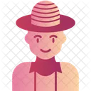 Tourist Mann Avatar Strand Symbol