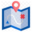 Tourist Map  Icon