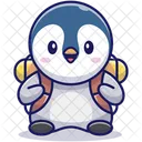 Tourist Penguin  Icon