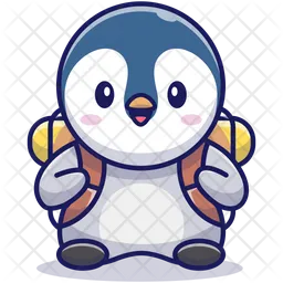 Tourist Penguin  Icon