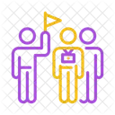 Touristic group trip  Icon