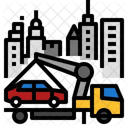 Tow Car  Icon