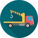 Tow Truck Cargo Construction Icon