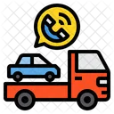 Tow Truck Tow Assistance Icon