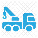 Tow Truck Crane Truck Heavy Machinery Icon
