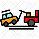 Towed Vehicle Tow Truck Impounded Symbol
