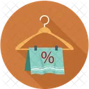 Towel Hanger Discount Icon