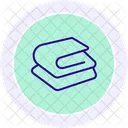Towel Color Circle Icon Icon