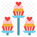 Tower Cupcake Sweets Icon