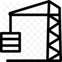 タワークレーン、建設、クレーン アイコン