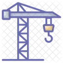 Industrial Crane Industrial Hook Construction Lift Icon