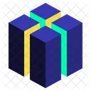 Towers Geometric Cube Icon