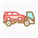 Towing Service Car Icon