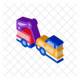 Towing Car  Icon